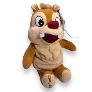 Vintage 90’s Disney Store Dale Mini Bean Bag Plush Doll NWT Chip 'n Dale‎ Parks